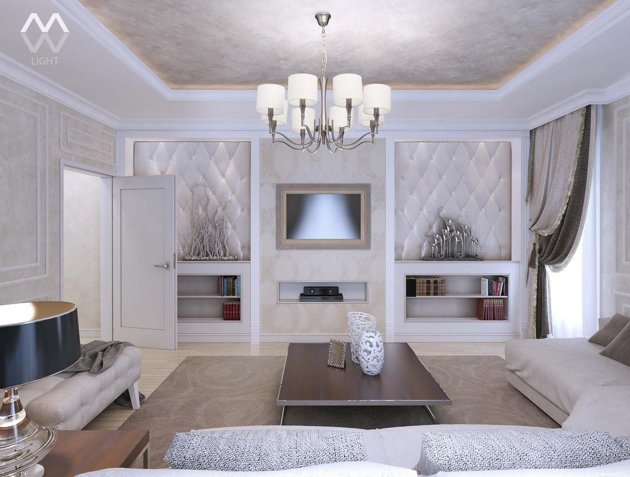 Подвесная люстра MW-Light Конрад 5 667010908 MW-LIGHT ДИЗАЙНЕРСКИЕ, КОНРАД 186197 Белый  - Вид №1