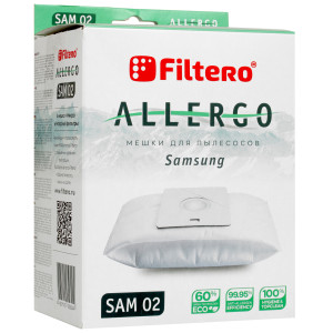 5032906 Комплект пылесборник и фильтр Filtero Allergo SAM 02
