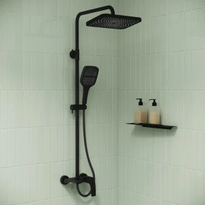 89392206 Душевая система Iddis Lahta LAHBL3Fi06 со смесителем 3 режима цвет черный матовый