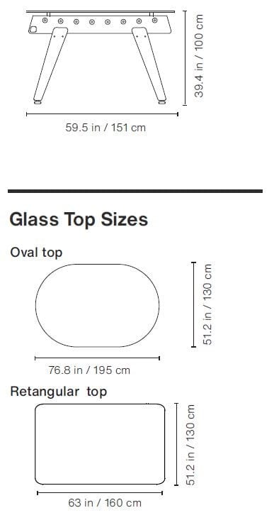 Прямоугольный обеденный стол из стали и стекла RS Barcelona RS3 WOOD ARCH-00114353 - Вид №5