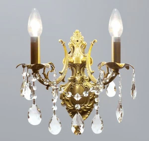 Бра Newport 1202/A bronze NEWPORT СВЕЧА 119466 Бронза;прозрачный