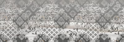 Grace Fancy Декор серый 20х60 Laparet sun-id-313618