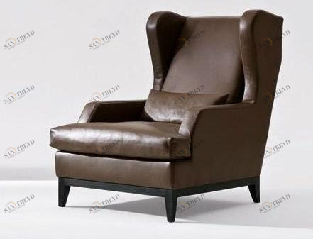 Marac Кожаное кресло с подлокотниками Grey sun-id-1398610