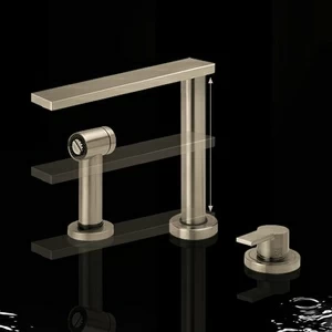 Смеситель на три отверстия 7KYO3T08 Geda Nextage Kyo с подвижным поворотным изливом и душем