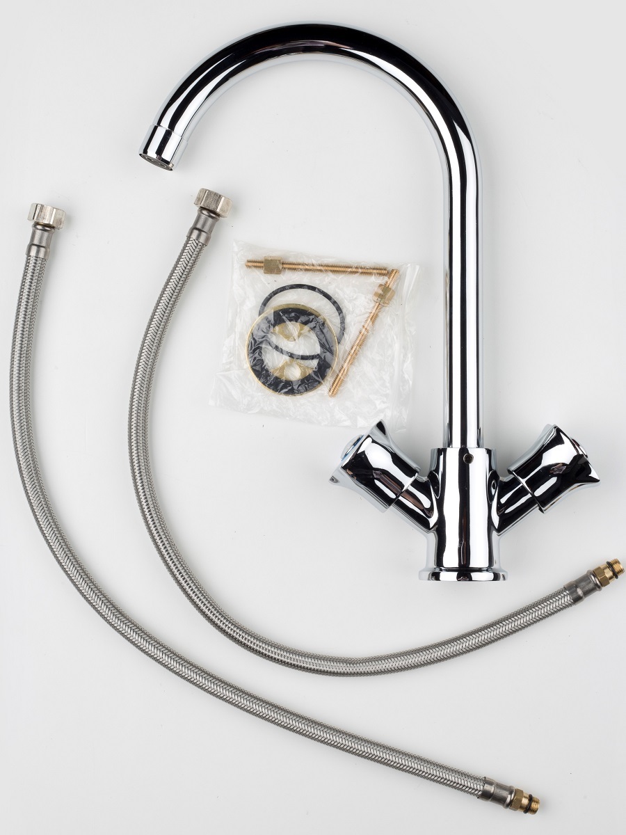 Смеситель для кухни Navako Aura Plus хром NAVAKO 14016 - Вид №3