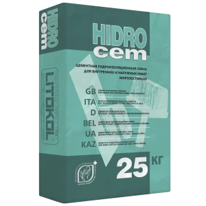 Сухая смесь для гидроизоляции Litokol Hidrocem 25 кг