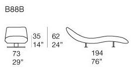 Paola Lenti Кресло из полиэстера  B88b / b88a  - Вид №4