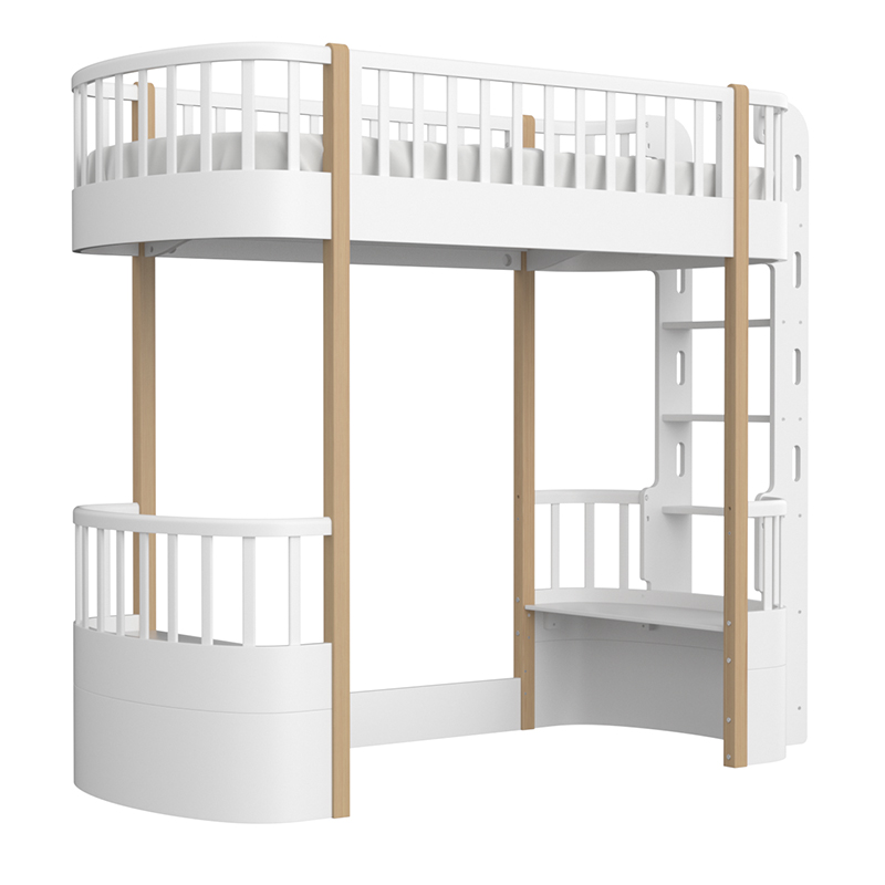 Кровать-чердак детская 190х90 см Classic белая ELLIPSE ELLIPSE CLASSIC 257734 Белый Santreyd  - Вид №2