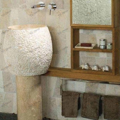 ORG101 Напольная раковина стоящая круглая BATi BALi 