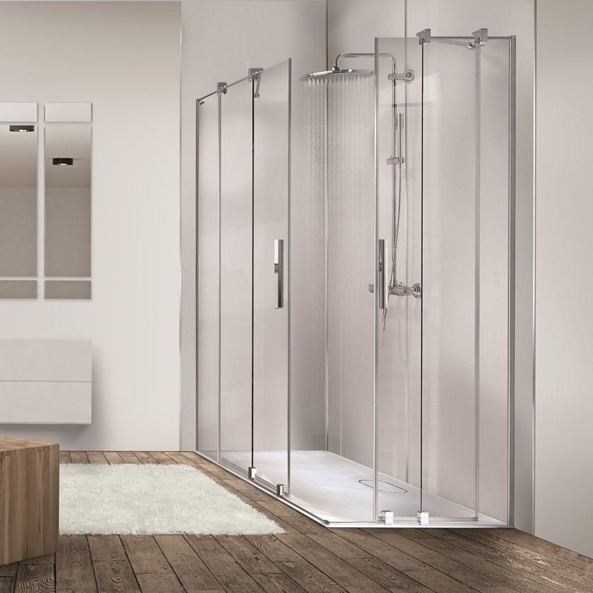 DUSCHOLUX Стеклянная душевая кабина на заказ с дождевиком sun-id-1423306 - Вид №3