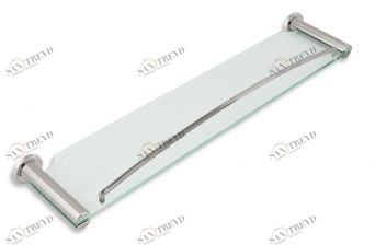 Полка с ограждением Novaservis Metalia 2 6253.0 хром 62530