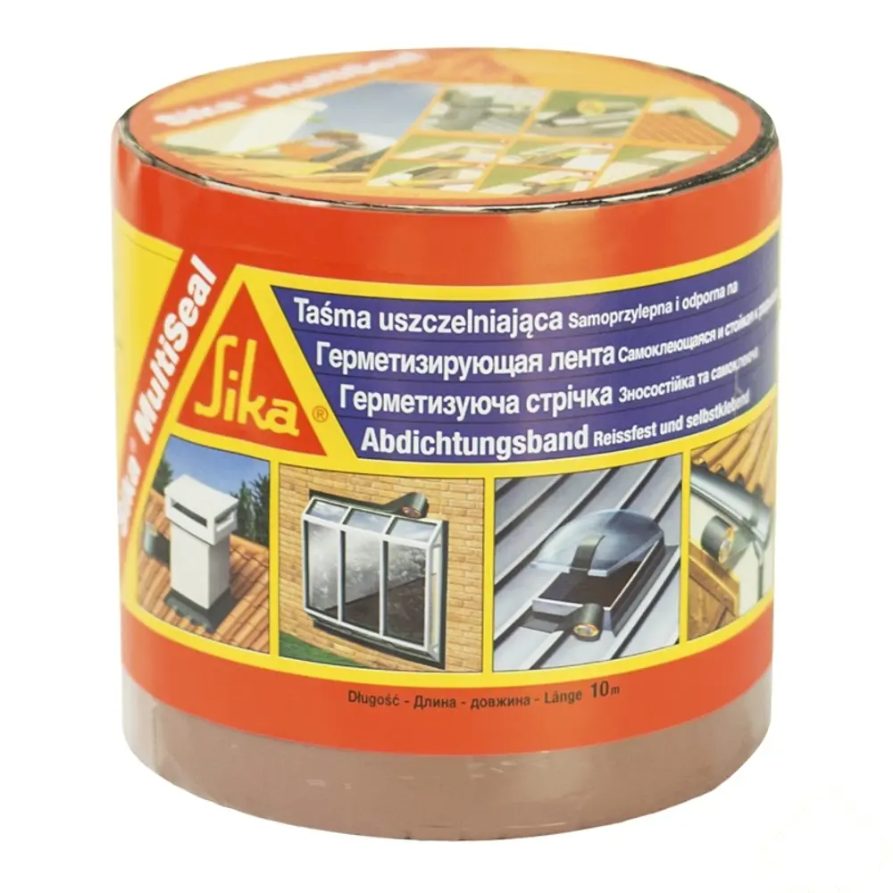Лента герметизирующая Sika Multiseal, 10 м x 15 см, цвет светло-коричневый STLM-2137168