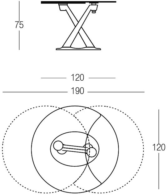 NAOS Стеклянный стол sun-id-1350745 - Вид №2