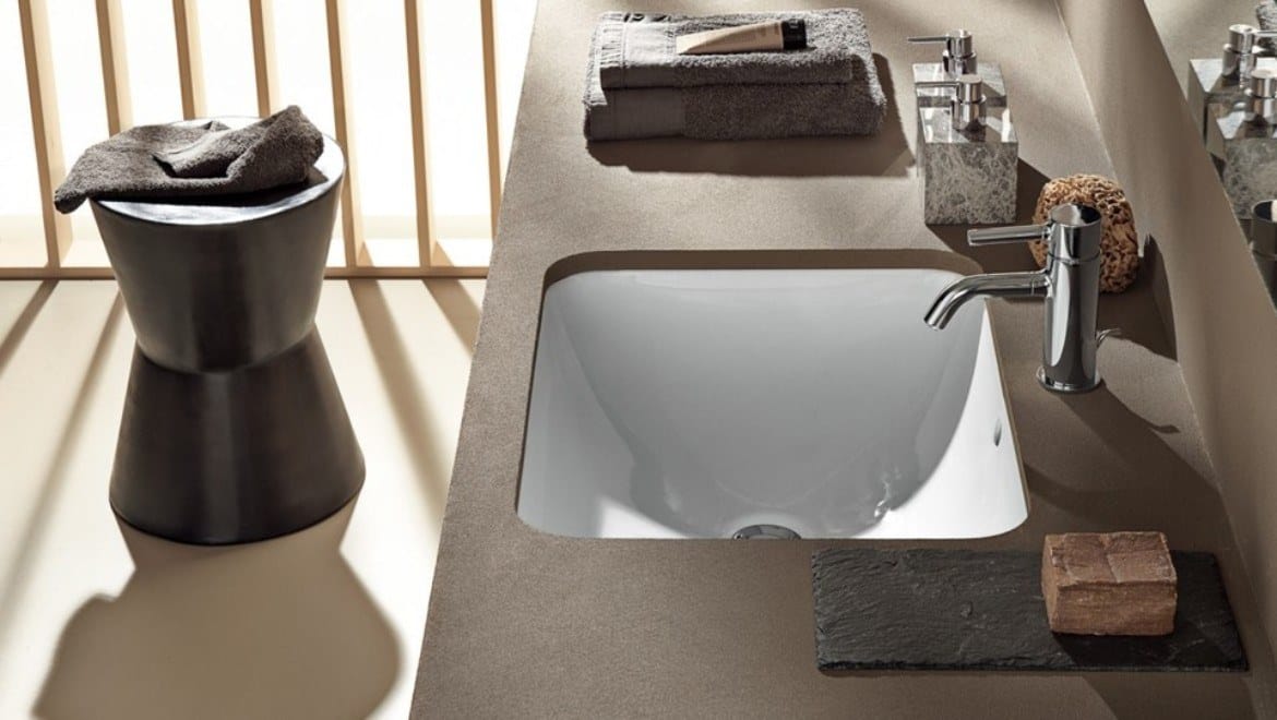 Встраиваемый прямоугольный умывальник в витрине Geberit VariForm ARCH-00092899 - Вид №1