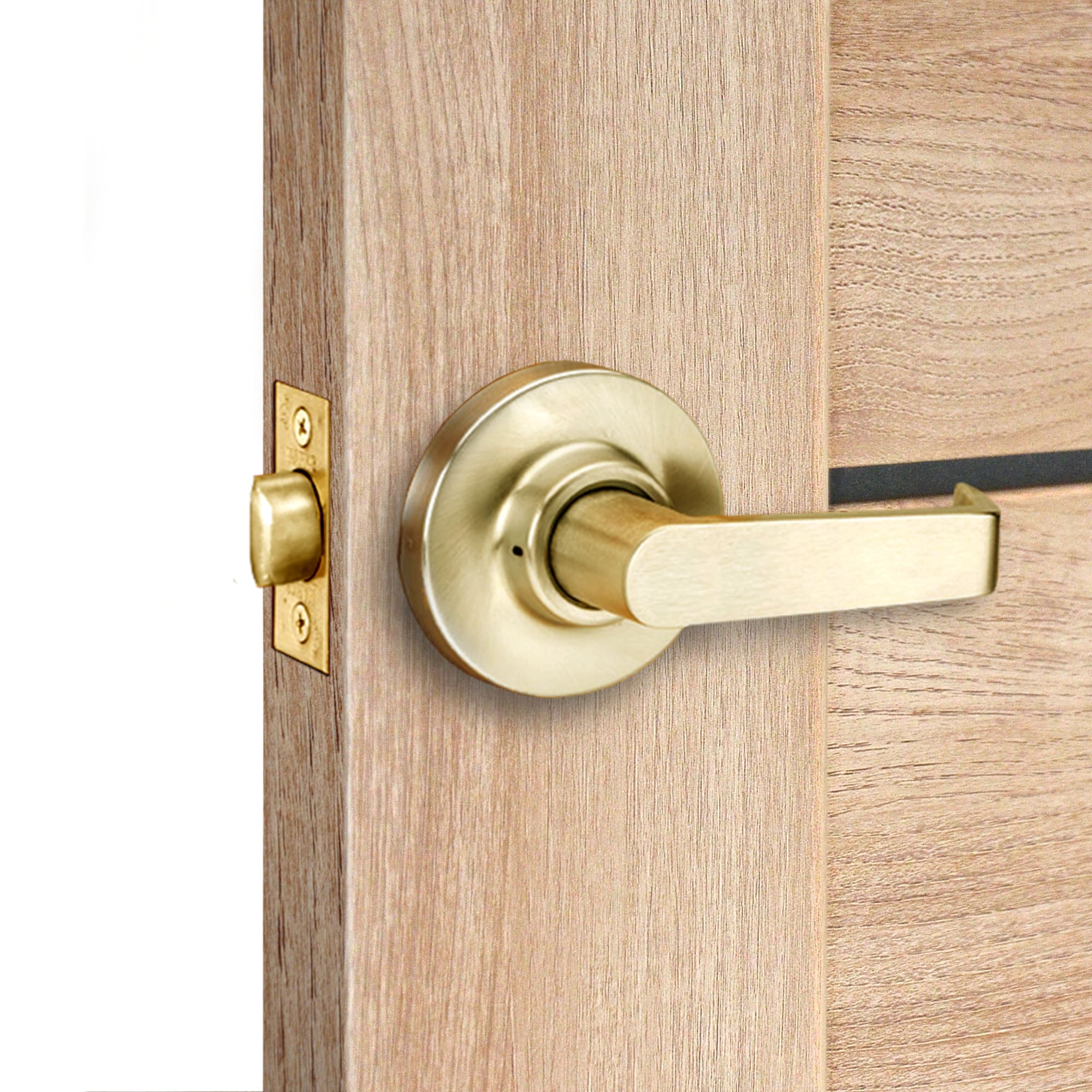 81933684 Дверь межкомнатная Лайн 90x200 см цвет дуб глостер Santreyd  - Вид №2