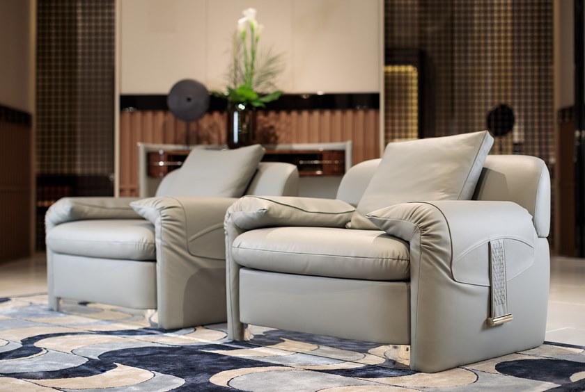 Turri Кожаное кресло с подлокотниками Eclipse sun-id-1361694 - Вид №3