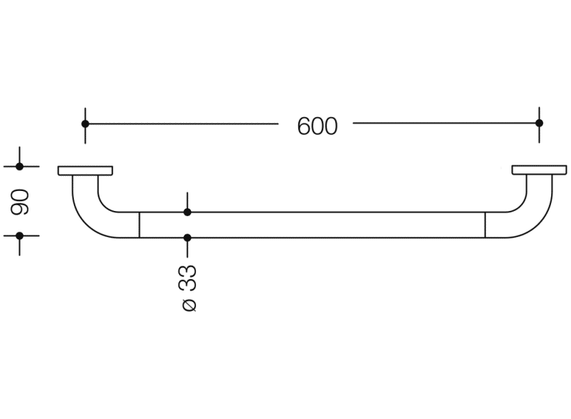 477.30B300 держатель для банного полотенца HEWI Edition matt | Polyamid  - Вид №5