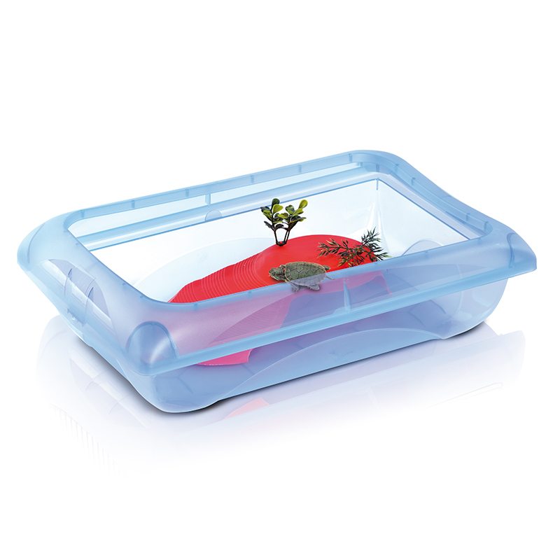 ПР0037820 Террариум для черепах Atlantis открытый с островом 45,5х31х13,5см IMAC 