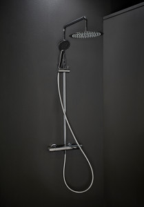 1381820 Крыша Душ Mix Slim Round 150Cc Хром С Ø250 M ... Hafa  Хромированный