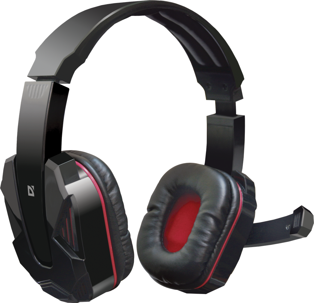 64121 игровая гарнитура warhead g-260 красный + черный, кабель 1,8 м Defender Santreyd 