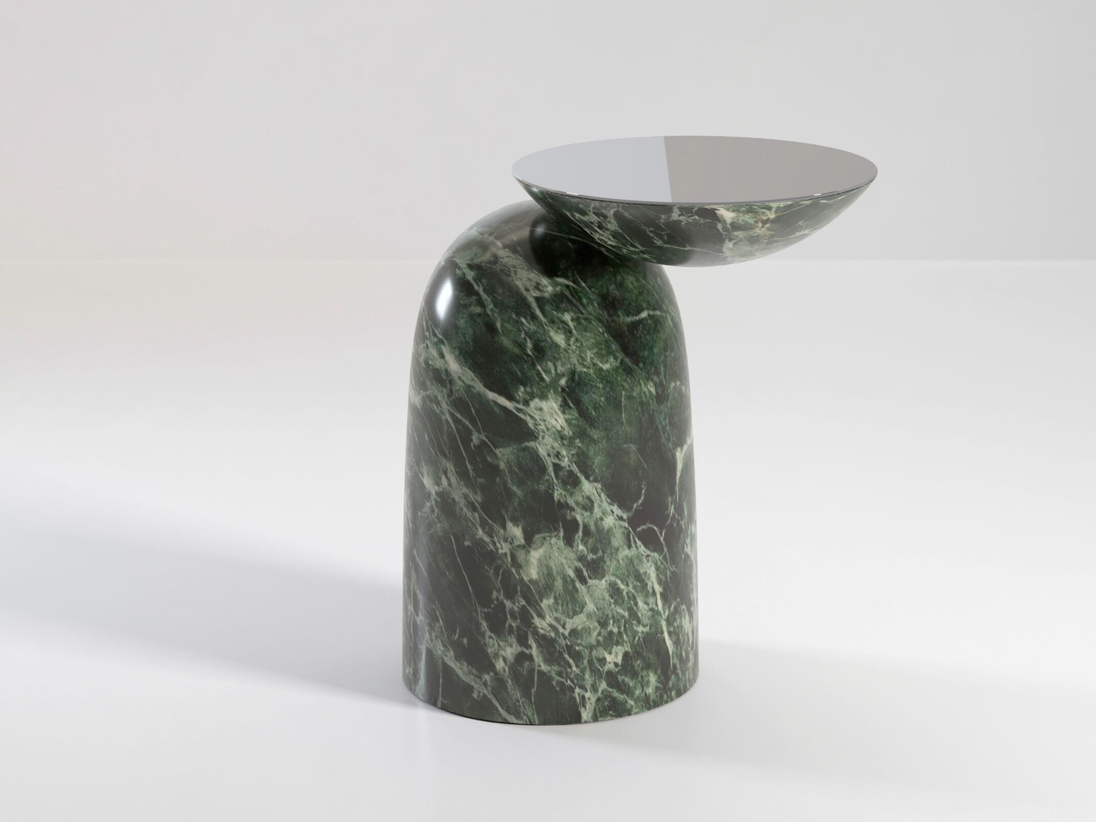 Круглый мраморный журнальный столик Secolo PINGU X ARCH-00004200 - Вид №1