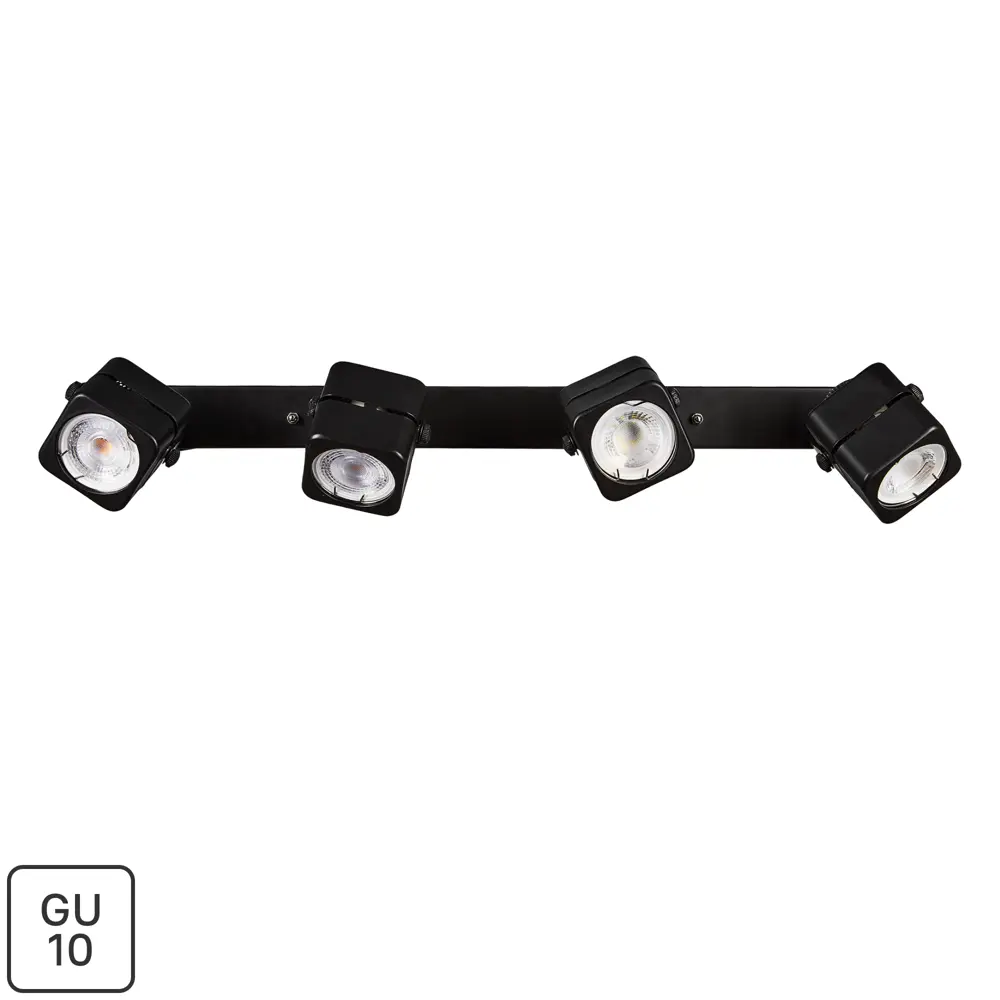 Arte Lamp Misam - поворотный спот на 4 лампы GU10, черный 82556071 STLM-0029771