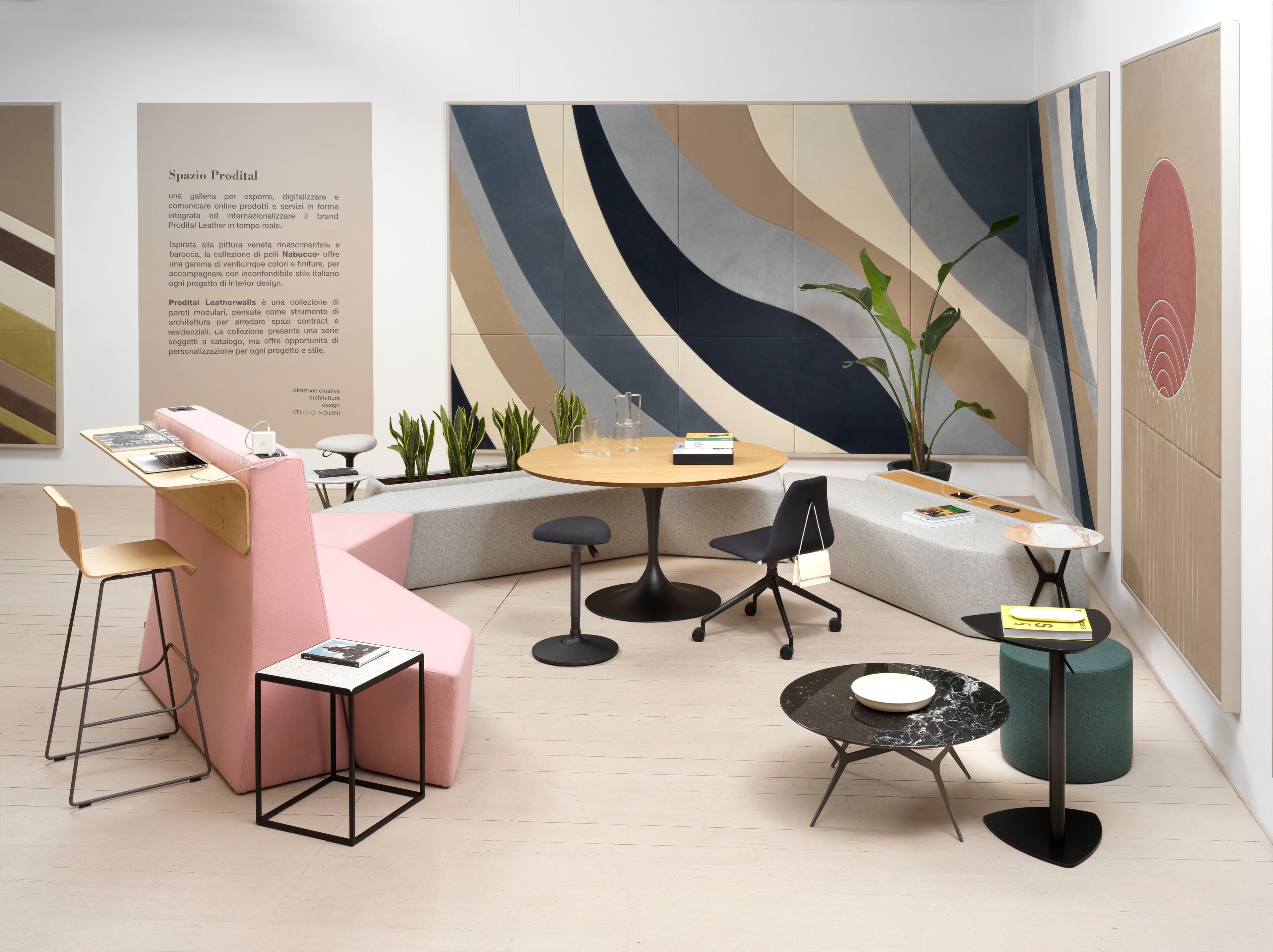 Мягкая скамейка из ткани SITIA Rocks ARCH-00135787 - Вид №10