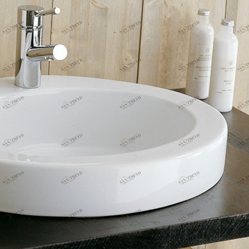 8017A Накладная раковина под столешницу  овальная Scarabeo Ceramiche 