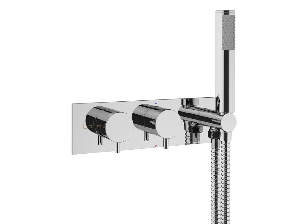 Термостатический смеситель для ванны с ручным душем CROSSWATER MPRO ARCH-00005170