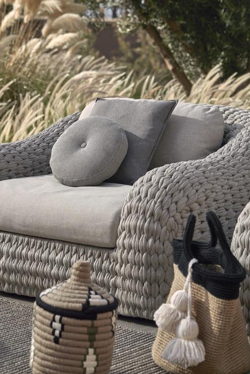 1 мест. веревка 45мм антрацит Manutti Kobo MNST723 - Вид №17