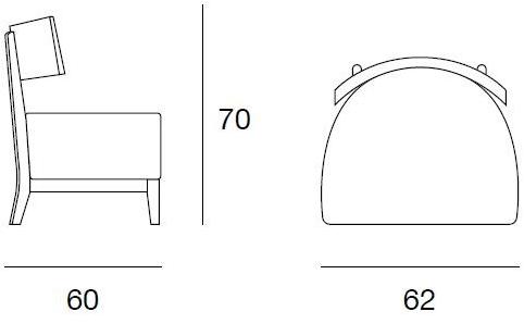 Pacini & Cappellini Мягкое кожаное кресло  5440  - Вид №1