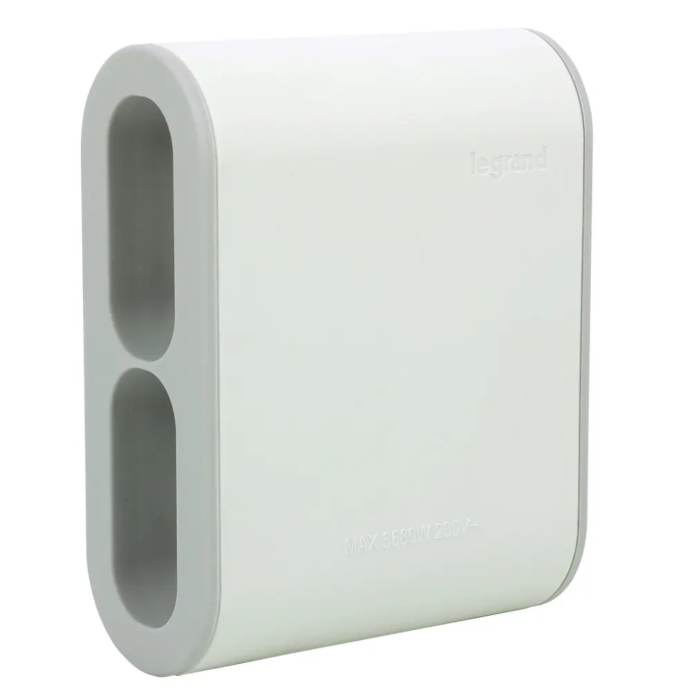 Разветвитель Legrand 4 розетки без заземления 6 А цвет белый/серый STLM-2153199 - Вид №2