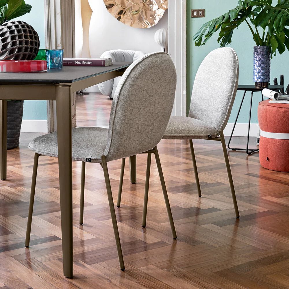 Мягкий стул из ткани Connubia Riley ARCH-00093443 - Вид №1