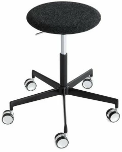 Lapalma Поворотный табурет из ткани на колесиках Lab S72