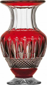 10556012 St. Louis Ваза St. Louis "Томми" 25см (красная) Хрусталь