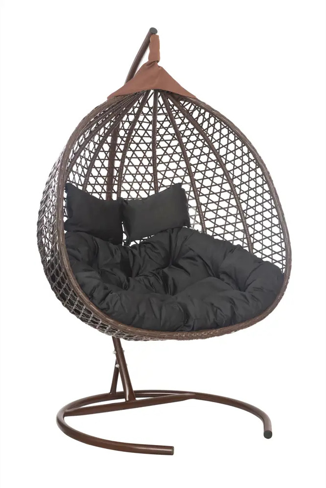 91732913 Кресло подвесное Laura outdoor FID 305 Фиджи 2-х местные до 140 кг коричневый STLM-0960682
