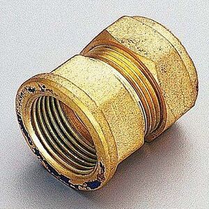 Муфта ВР 22 x 1" обжим TIEMME