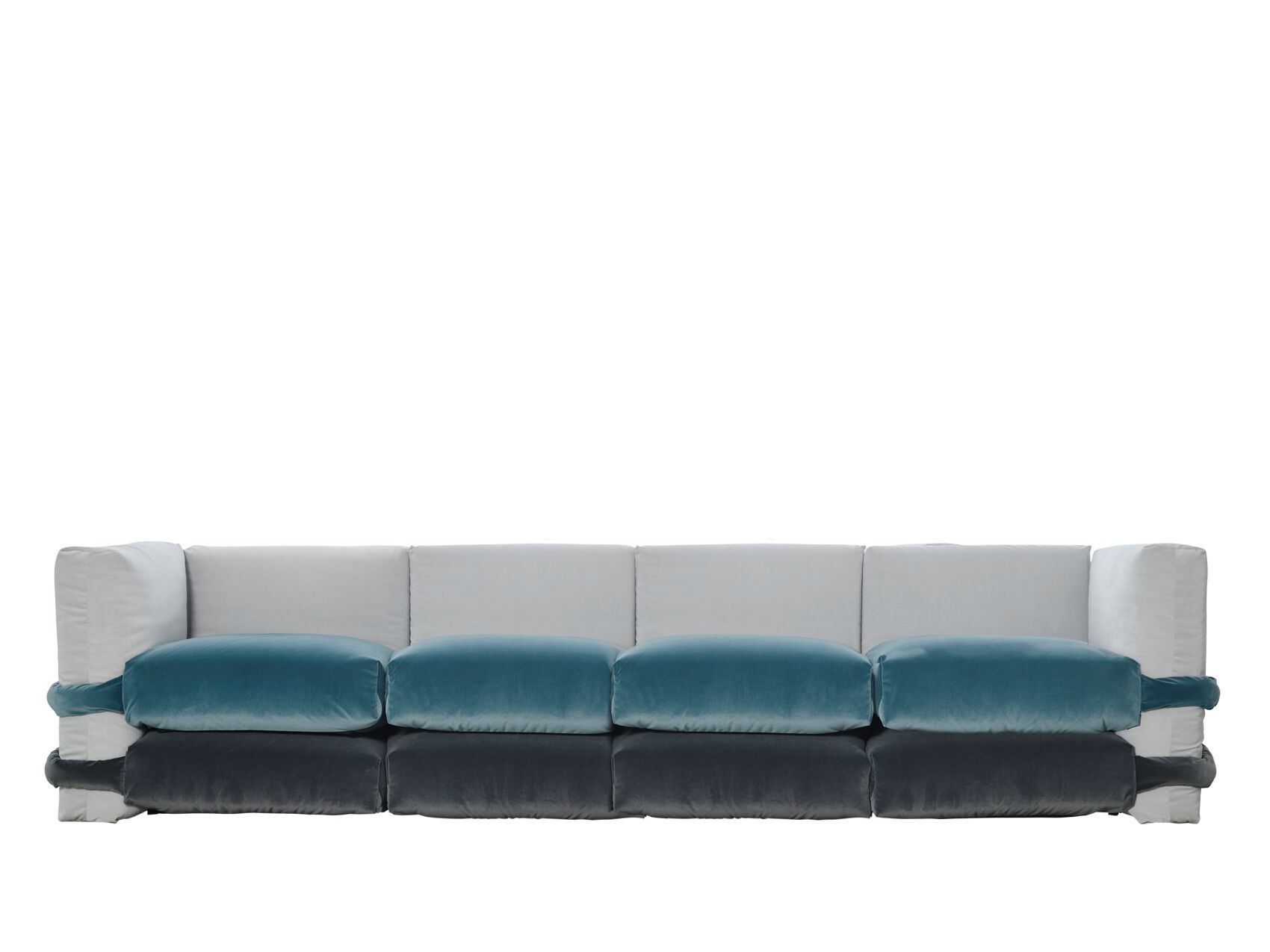 Модульный бархатный диван BD Barcelona PILLOW VELVET ARCH-00002067 - Вид №5