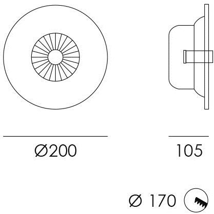 NEXO LUCE Встраиваемый потолочный светильник Inlux recessed 5196 - Вид №1