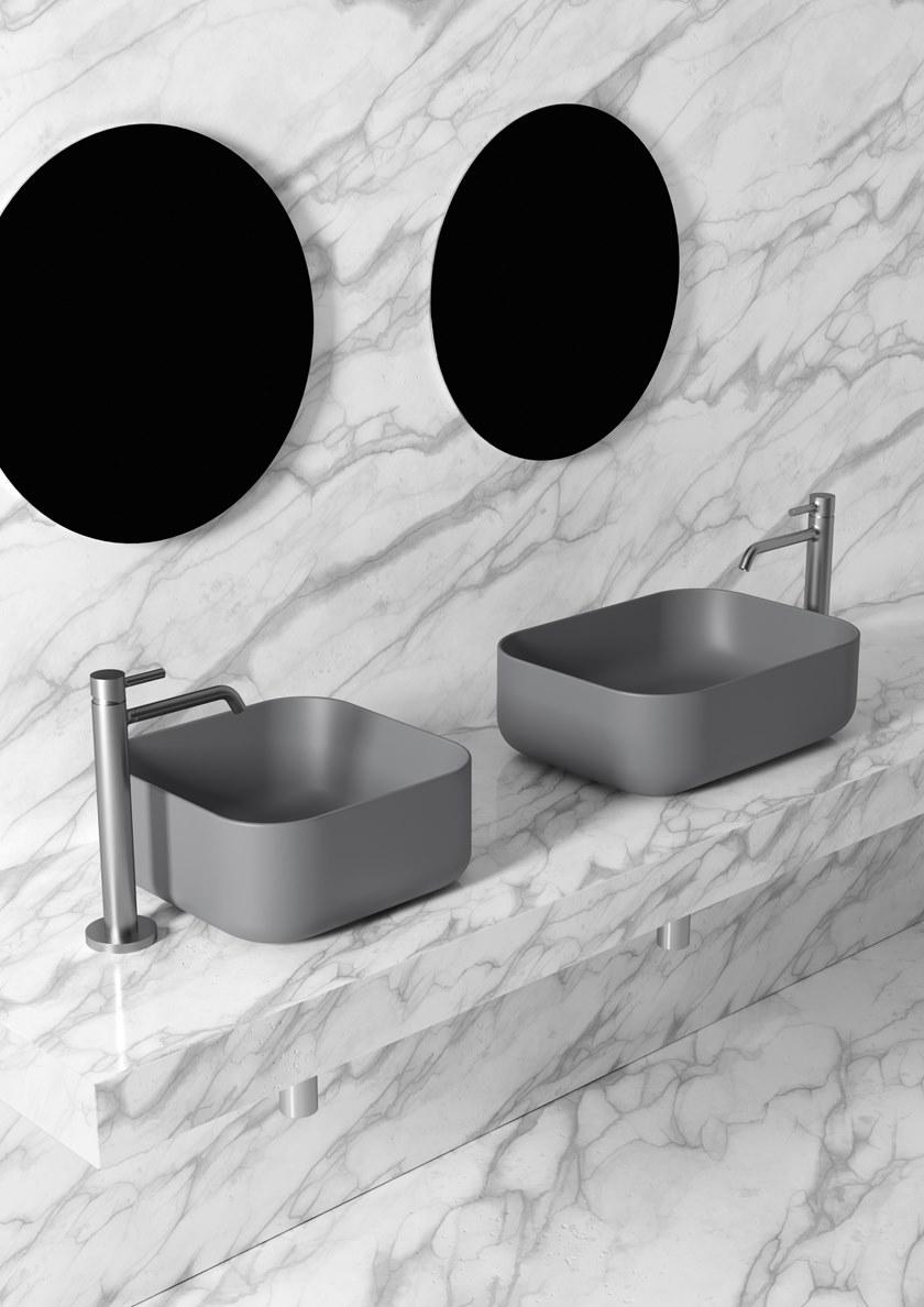 32120101,32150101 Накладная раковина на столешницу  овальная Alice Ceramica UNICA - Вид №5