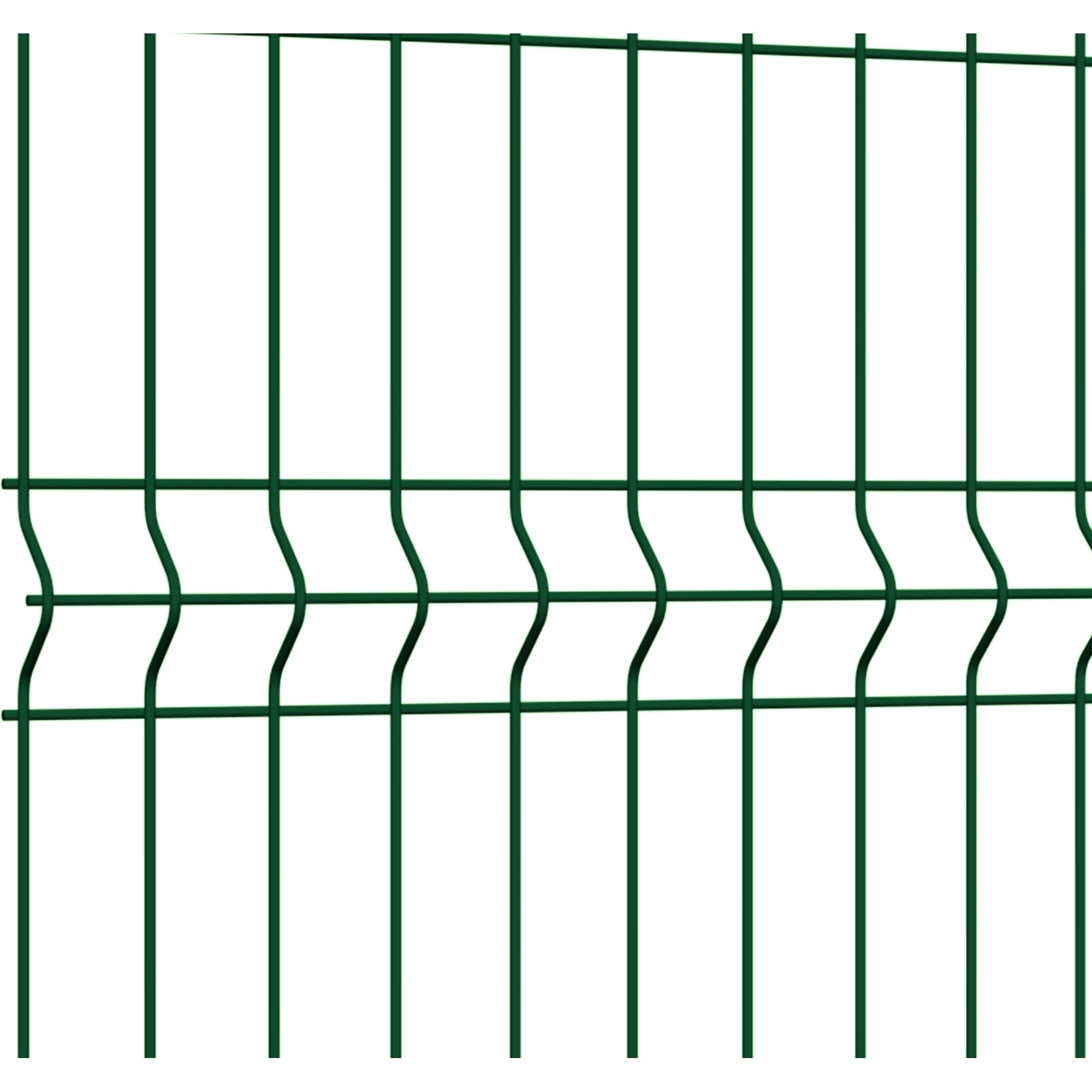 81990729 3D панель Profi для забора 1.73х2.5 м оцинкованная сталь зеленый Santreyd  - Вид №1