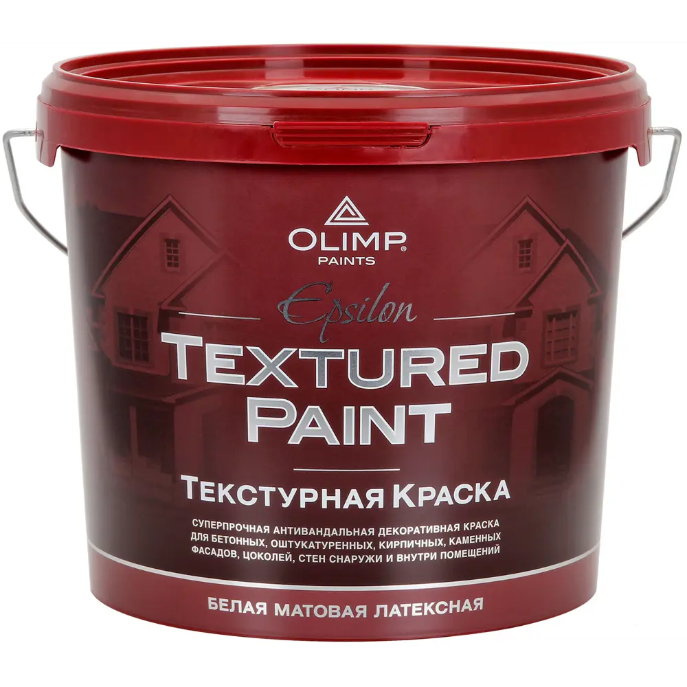 Краска фасадная Olimp Эпсилон 5 л цвет белый STLM-2046846 - Вид №1