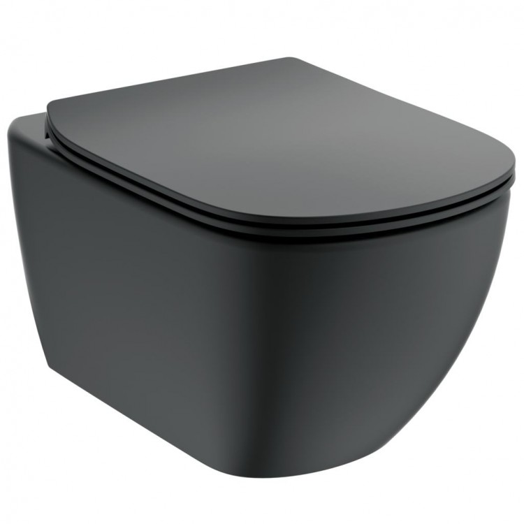 T3527V3 Тонкое сидение и крышка для унитаза с функцией плавного закрытия Ideal Standard TESI - Вид №1