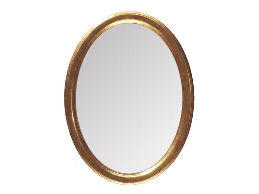 Овальное зеркало с металлической рамой Gaia Mobili Complements ARCH-00087059