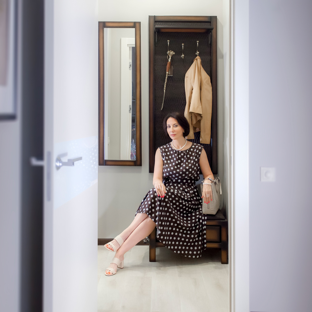 11166 Вешалка Лотос Комби 6/3 Орех Шоколад Рептилия BOGACHO 4627138186893 - Вид №1