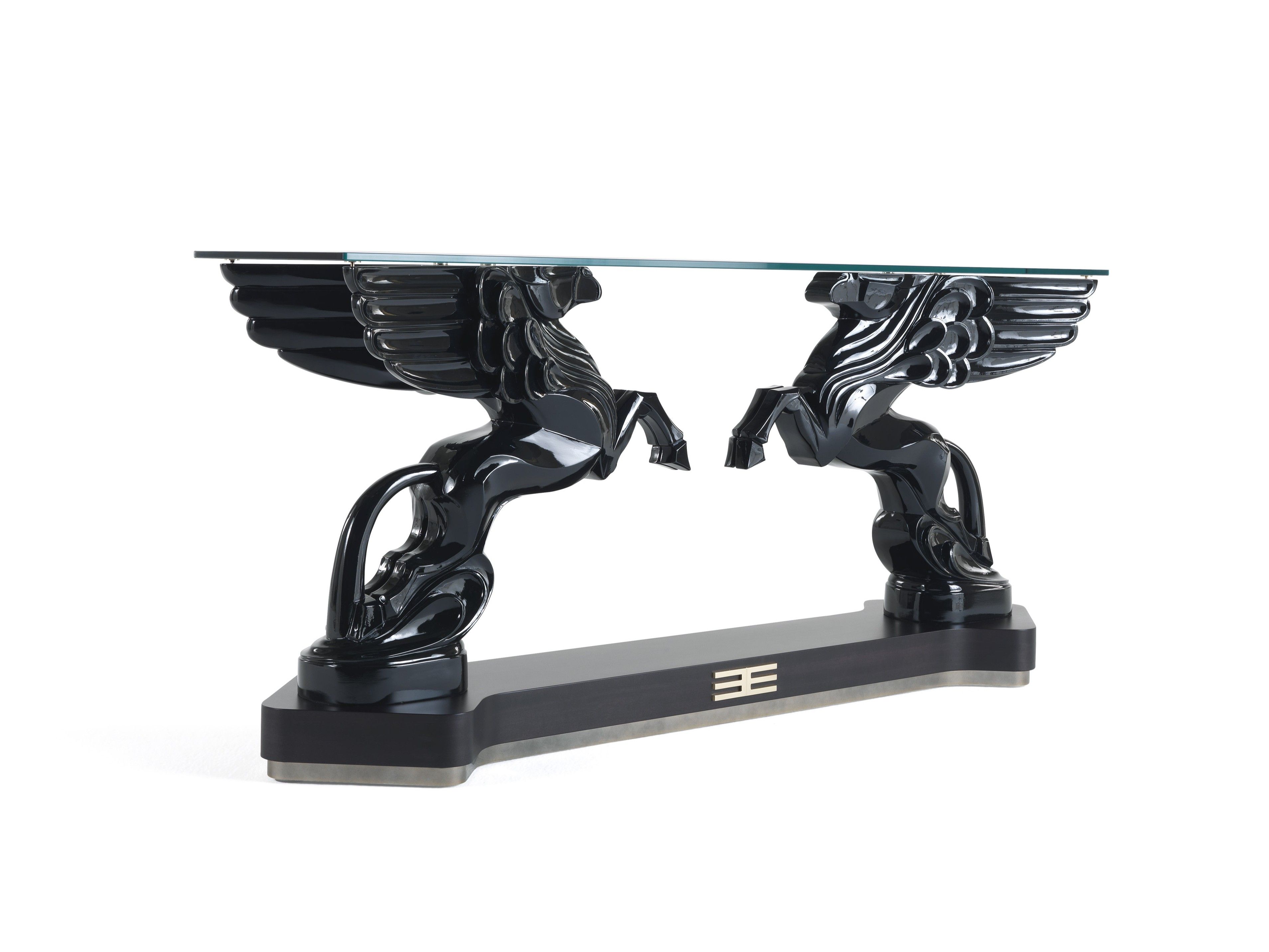 Консоль из дерева и стекла ETRO Home Interiors Mythos ARCH-00118051 - Вид №1