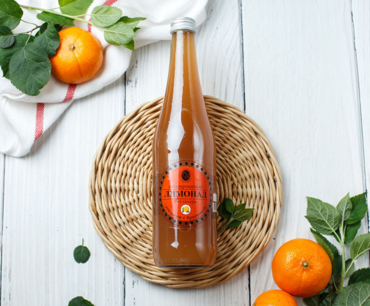 6457 Лимонад "Апельсин с брусникой" Вкусляндия 