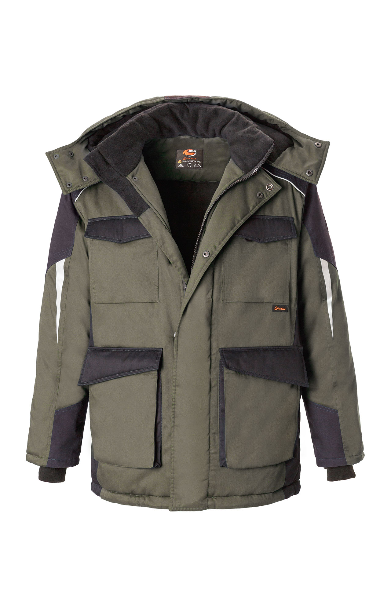 5037898 Костюм утепленный серый хаки графит STATUS  Зимняя спецодежда  размер 56-58/182-188  - Вид №3