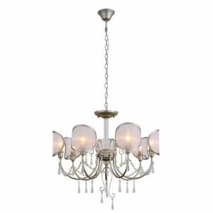 Подвесная люстра ST Luce Faccialuna SL173.303.07 ST LUCE ДИЗАЙНЕРСКИЕ, FACCIALUNA 138050 Серебро