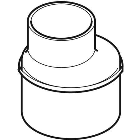 312.125.14.1 Переход эксцентриковый Geberit Silent-db20 Geberit  - Вид №1